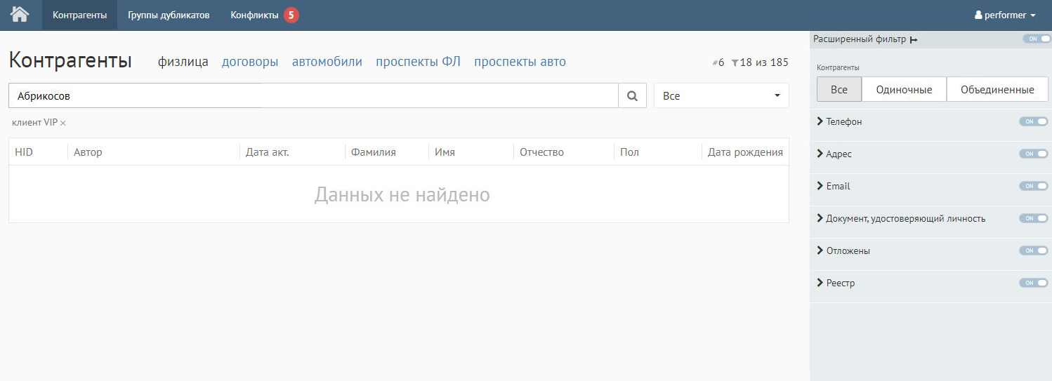 Для обычного дата-стюарда не&nbsp;останется и&nbsp;намека на&nbsp;VIP-клиентов. Их&nbsp;не&nbsp;найти, даже зная фамилию